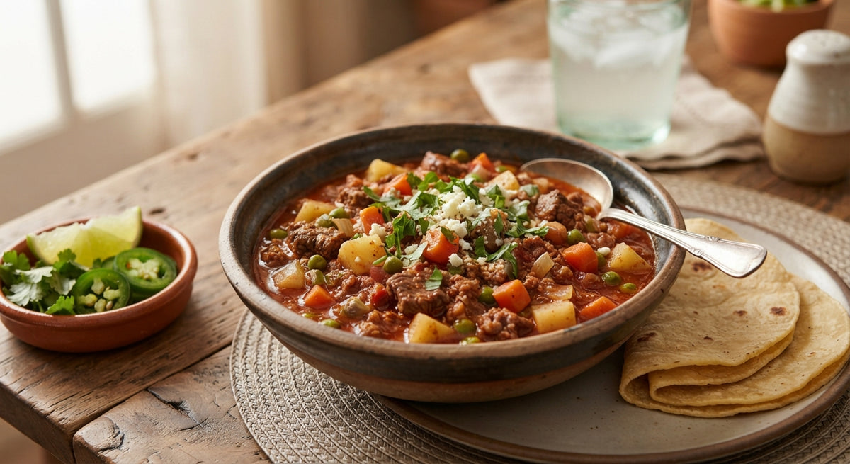 Picadillo de res